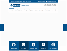 Tablet Screenshot of dancopump.com